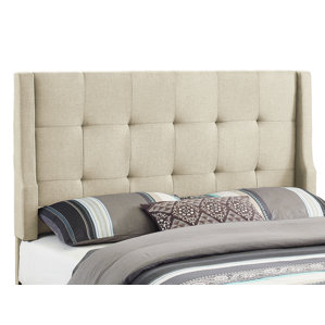 Carmean Upholstered Panel Headboard by Mercury Row