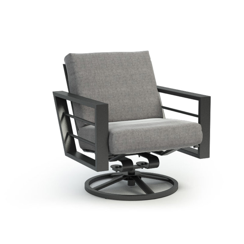 Breakwater Bay Gallagher Low Back Rocker Chat Swivel Patio ...