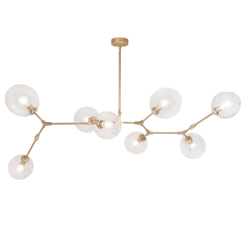 Grier 8-Light Sputnik Modern Linear 