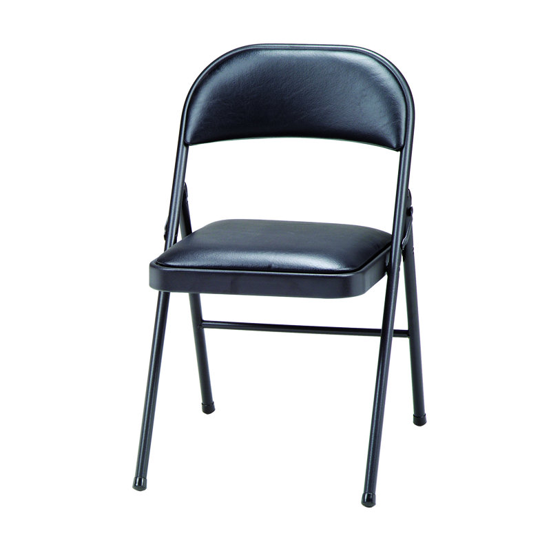 Meco Deluxe Vinyl Padded Folding Chair Reviews Wayfair Deluxe Vinyl Padded Folding Chair