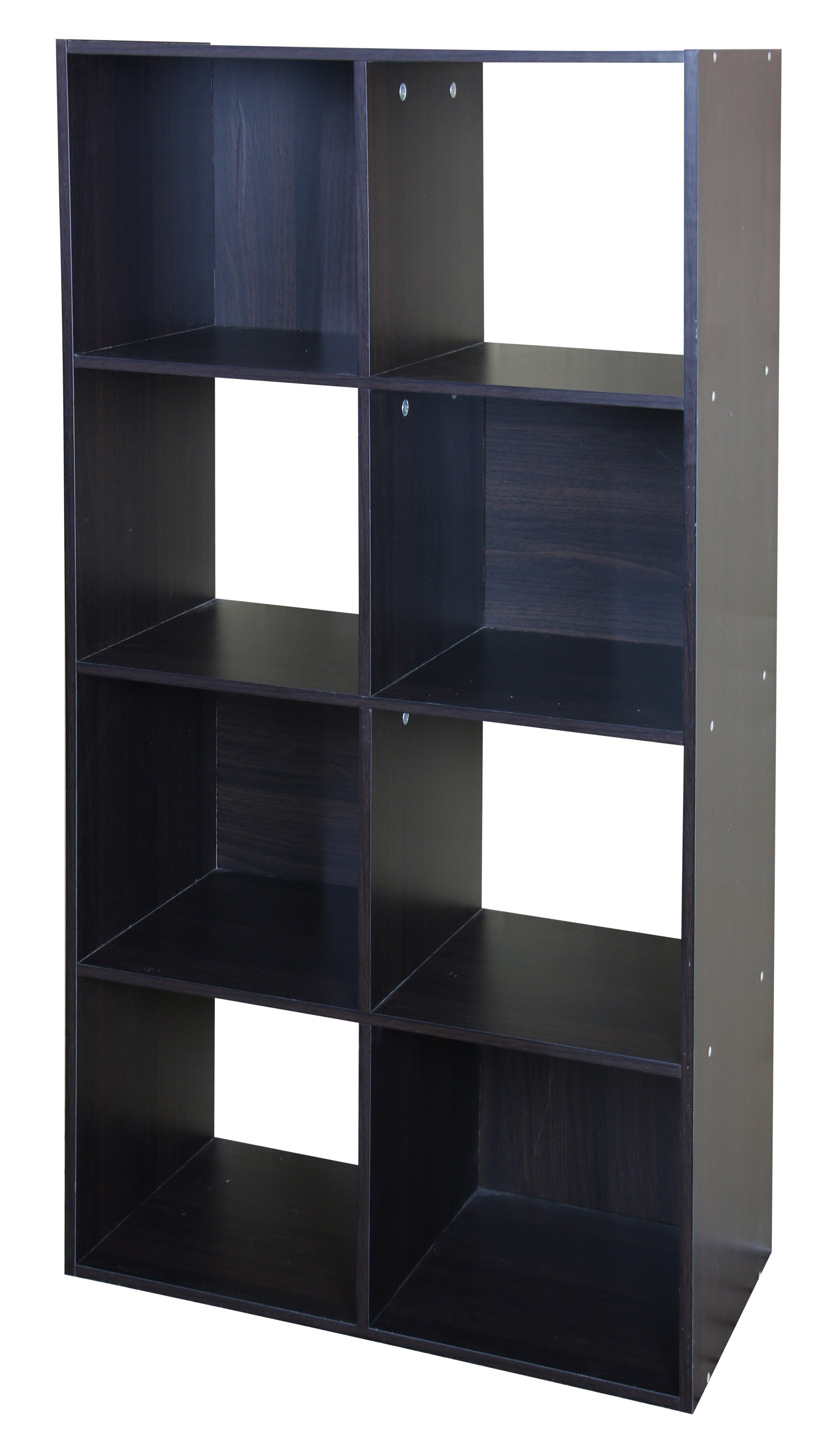 Winston Porter Chira Modern Wood Stackable 8 Cube Bookcase Wayfair