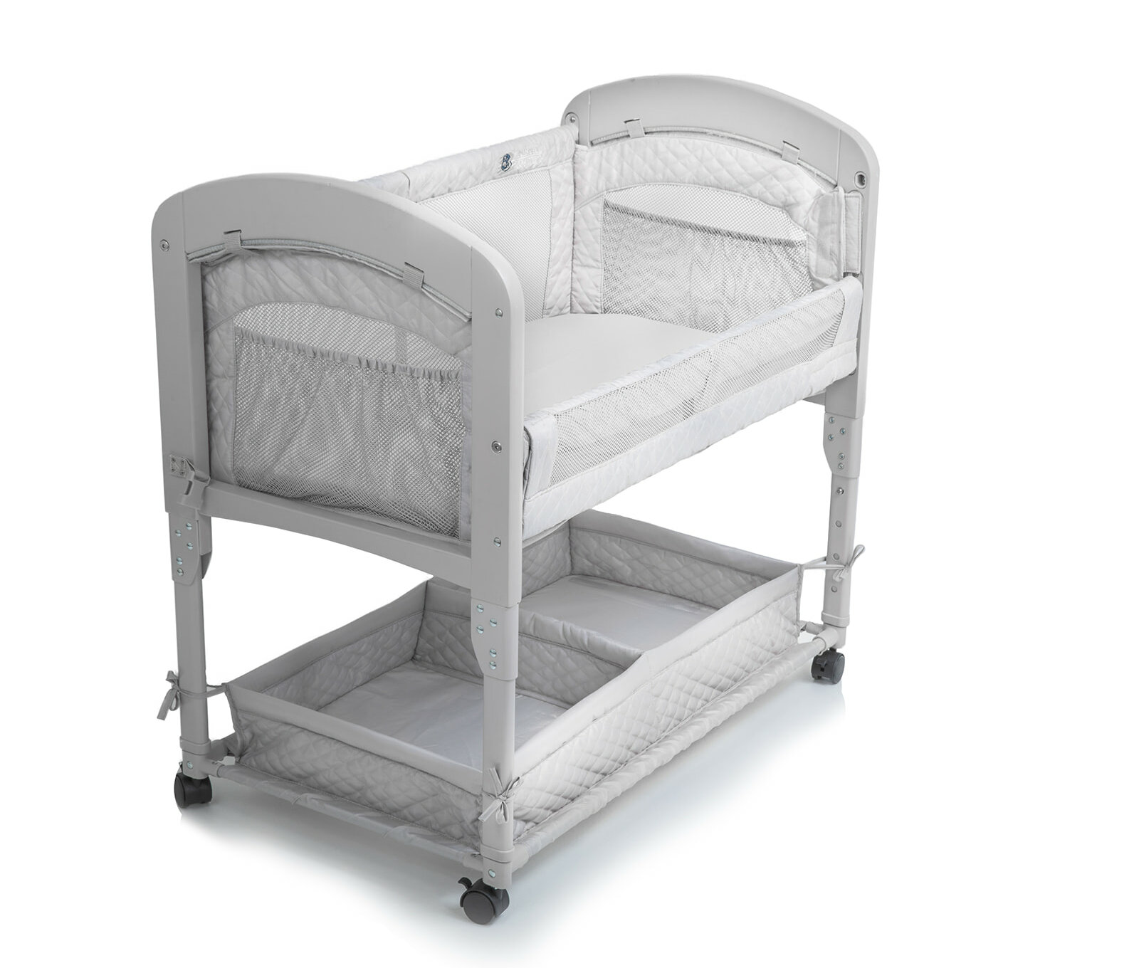 Arm S Reach Cambria Bedside Crib With Mattress Wayfair