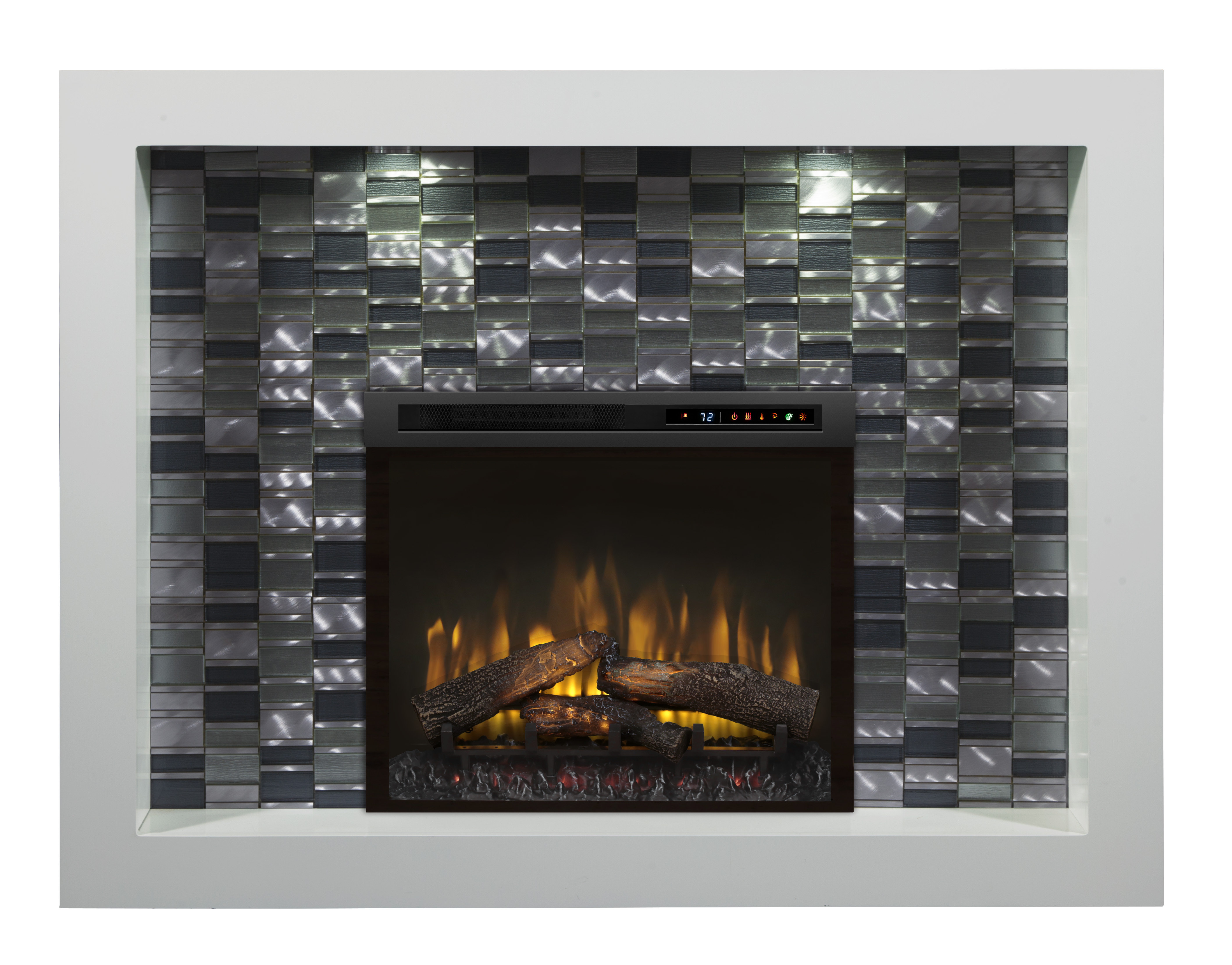 Dimplex Crystal Recessed Electric Fireplace Wayfair