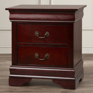 Tina 2 Drawer Wood Nightstand by Laurel Foundry Modern Farmhouse