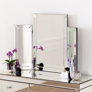 table dresser with mirror