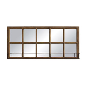 Window Wall Mirror rustic window pane mirror | wayfair Window Wall Mirror rustic window pane mirror | wayfair