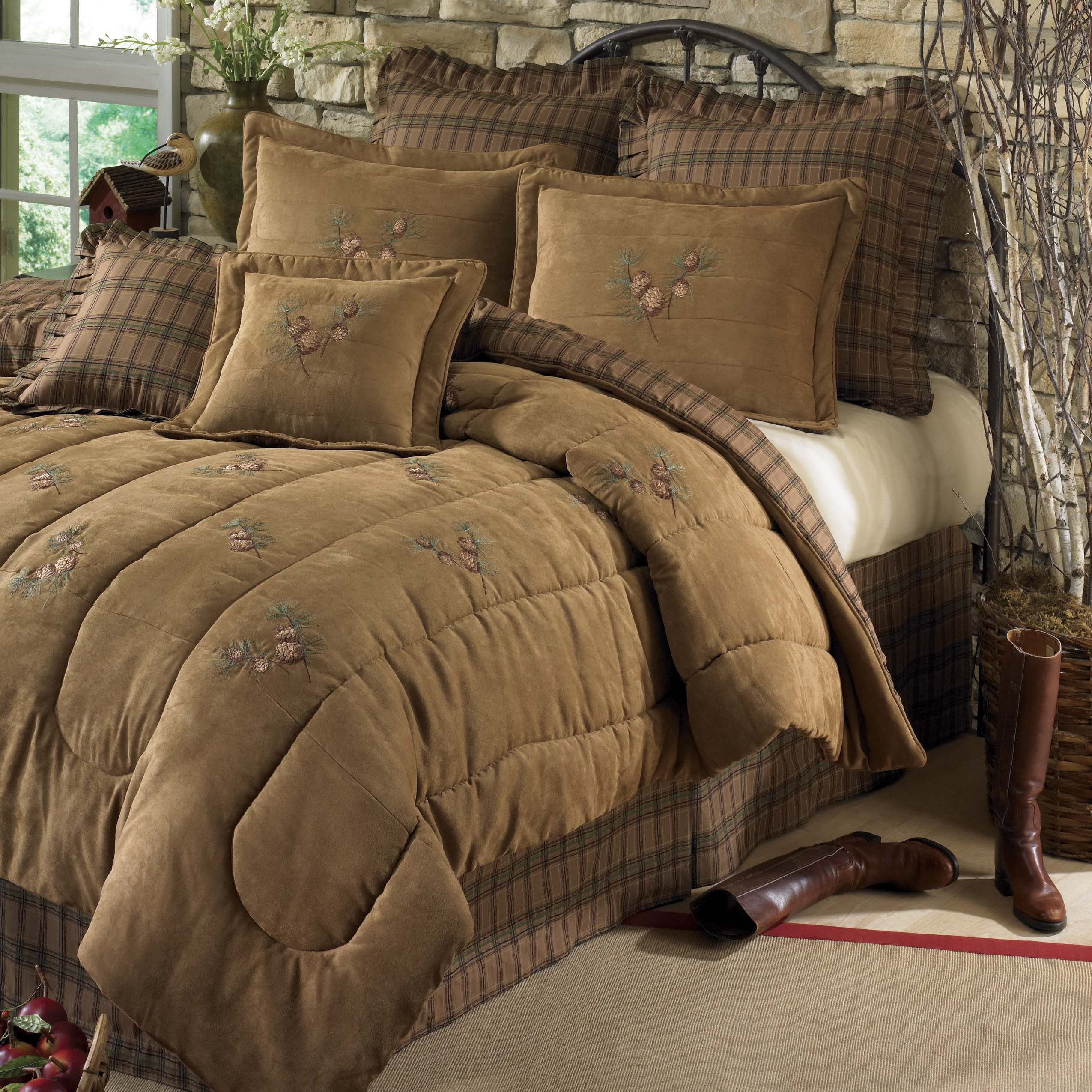 Millwood Pines Esquibel Pine Cone Comforter Set Reviews Wayfair