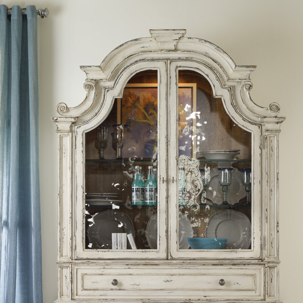 Sanctuary Lighted China Cabinet Hutch by Hooker Furniture