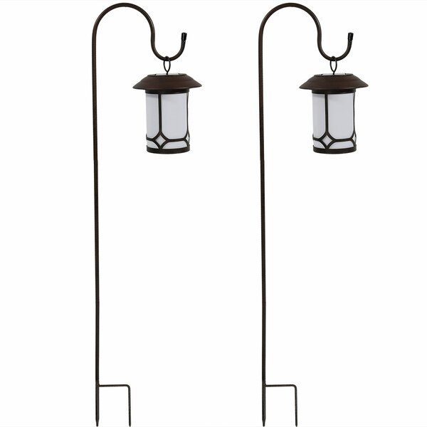 Traditional Solar Outdoor Hanging Lantern (Set of 2) by Wildon Home ®
