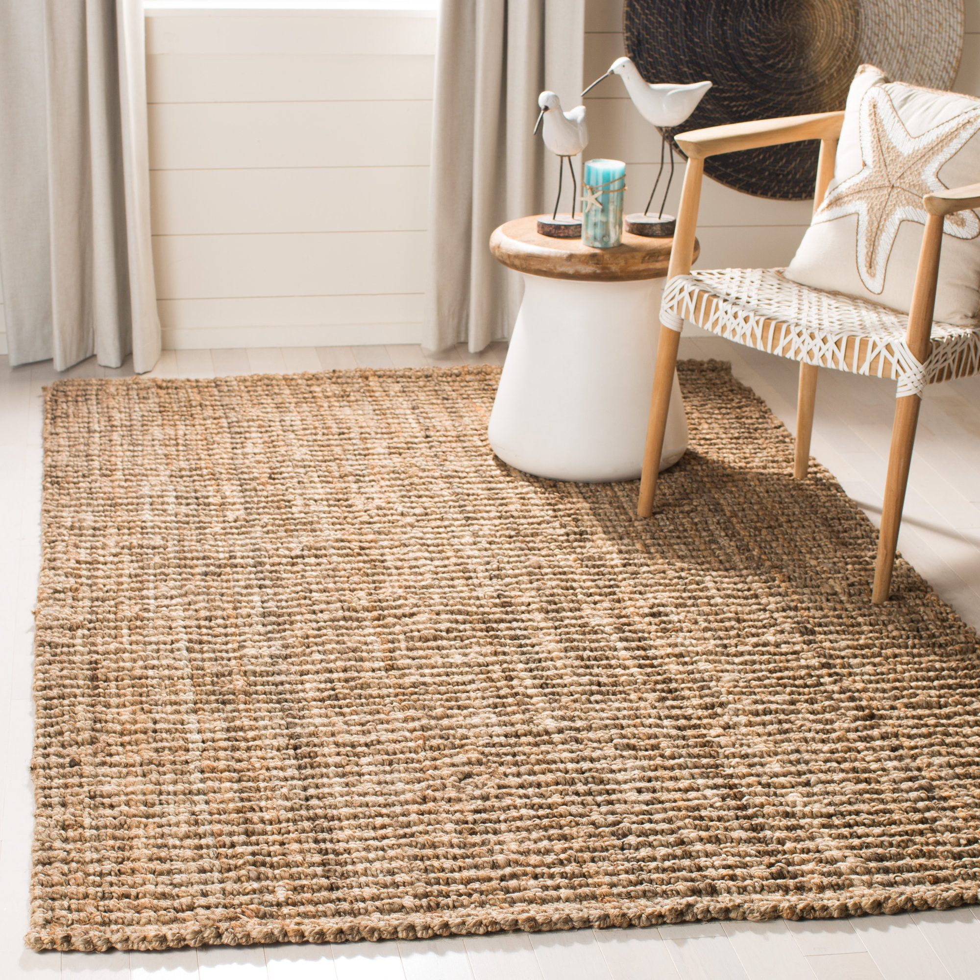 Joss & Main Essentials Power Loom Natural Area Rug