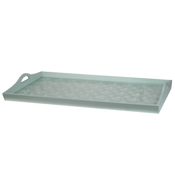 teal serving tray