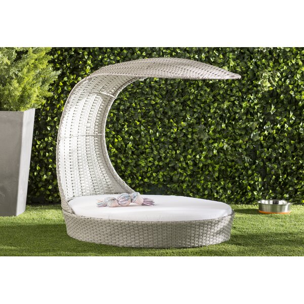 Clara Outdoor Hooded Dog Chaise Lounge by Archie & Oscar