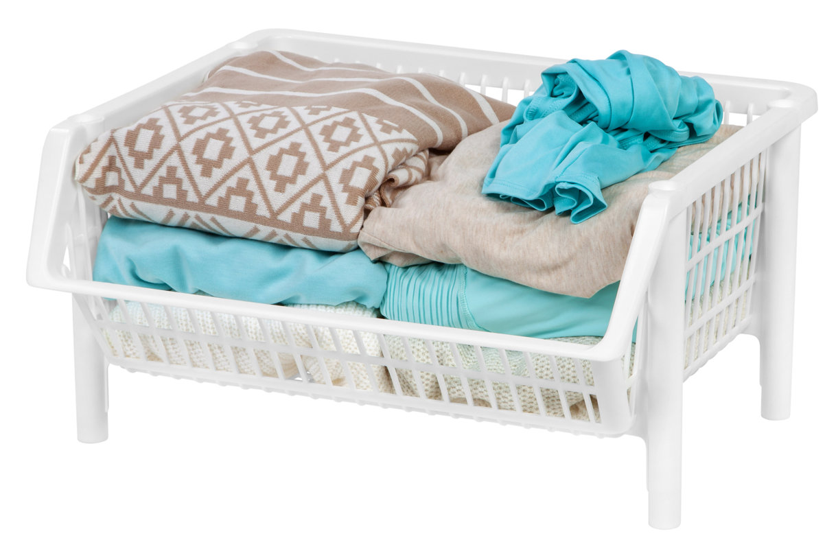IRIS Jumbo Stacking Basket & Reviews Wayfair
