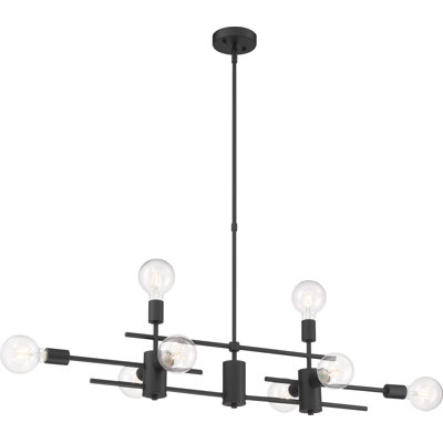 Mercury Row Mccleskey 8 Light Kitchen Island Linear Pendant Mercury Row Finish Mahogany Bronze From Wayfair North America Shefinds