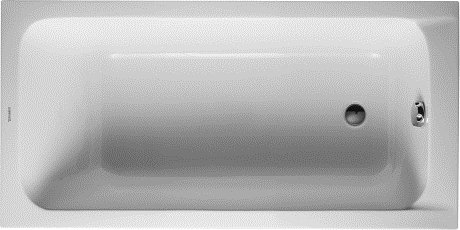 D-Code Drop-In Acrylic Bathtub by Duravit