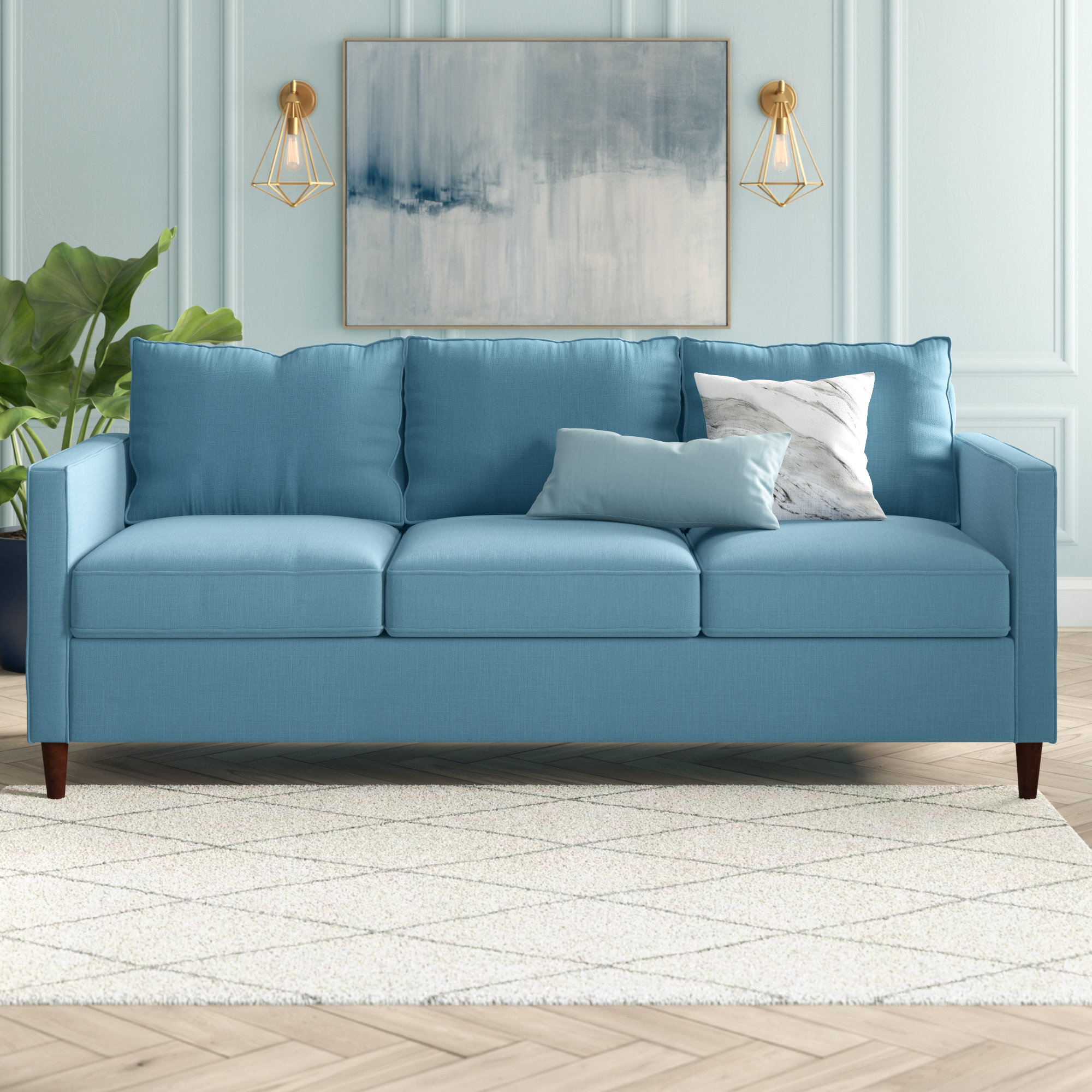 Cierra 88 5 Square Arm Sofa Reviews Joss Main