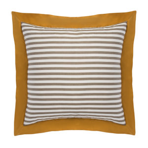 Draper Stripe Ash Euro Sham (Set of 2)