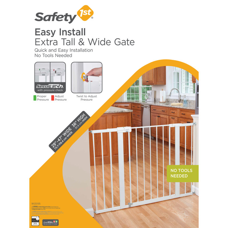 safety 1st pressure mounted baby gate