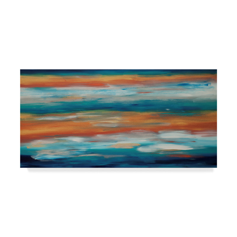 Trademark Art Night Sky Acrylic Painting Print On Wrapped Canvas