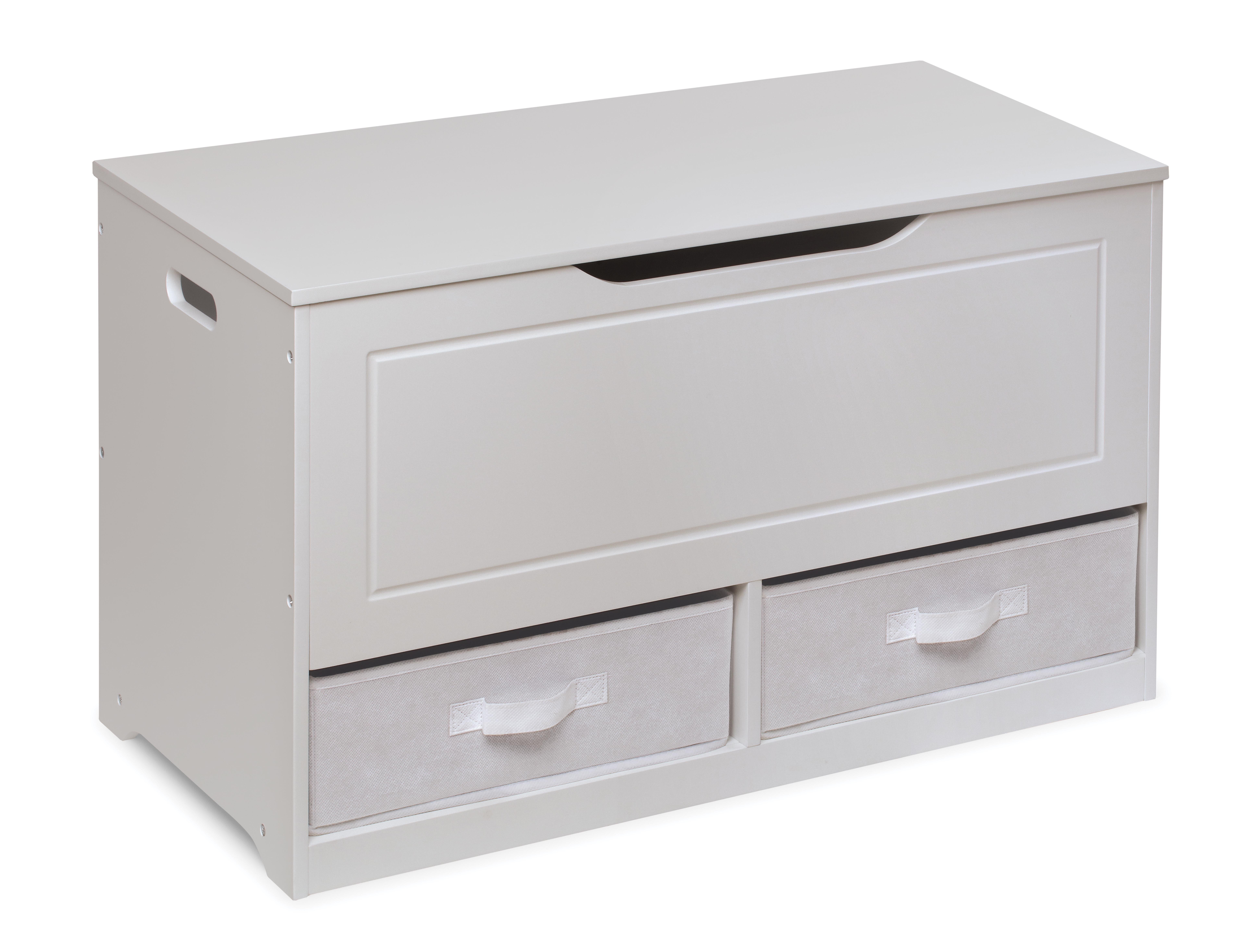 white toy storage chest