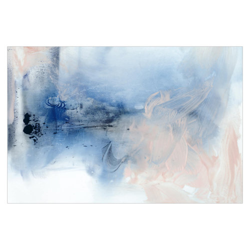 Indigo and Rouge I 1.9m x 2.88m Textured Matt Peel & Stick Wall Mural East Urban Home
