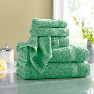 seafoam green towels