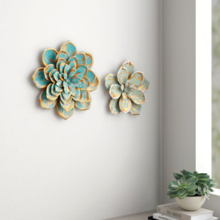 Metal Flower Wall Art Wayfair