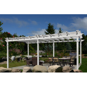 Regency Grande 25.9 Ft. W x 14.3 Ft. D Vinyl Pergola