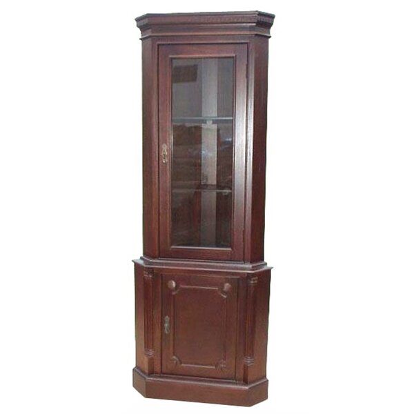 Alcott Hill Jacky Corner China Cabinet Reviews Wayfair