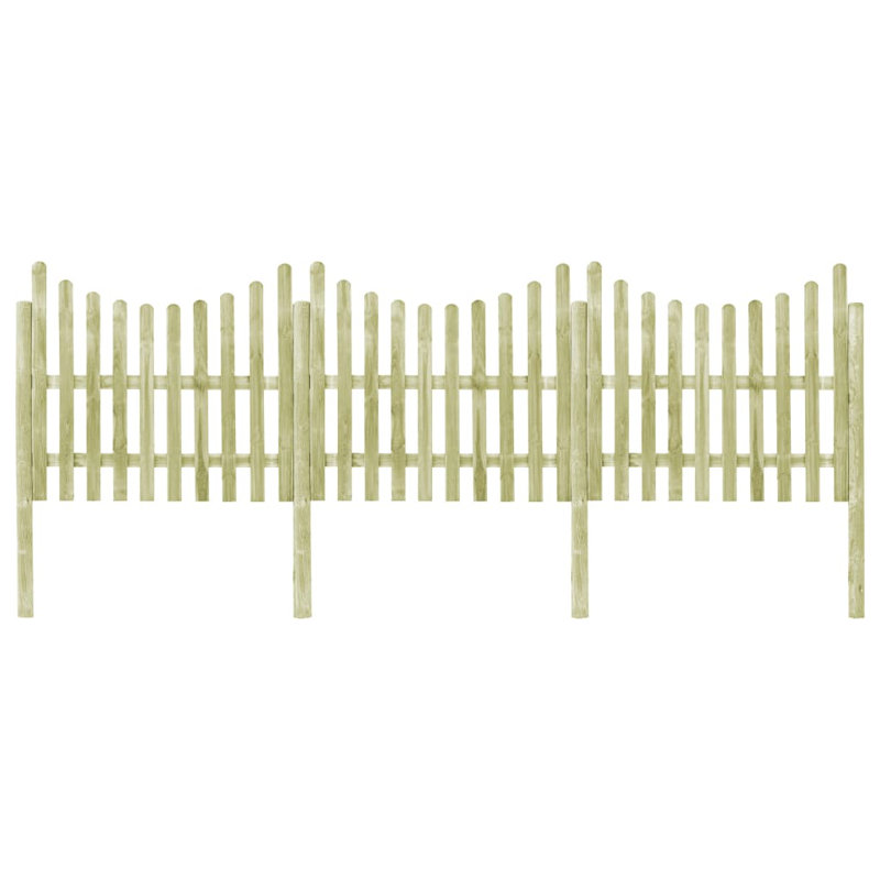 Clearambient 510 Cm X 150 Cm Gartenzaun Aus Holz Wayfair De