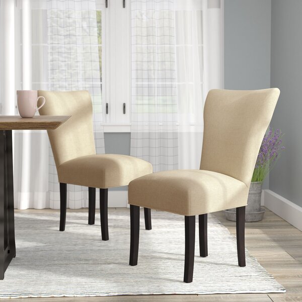 Lorie Seating Double Dow Upholstered Parsons Chair (Set Of 2) By Laurel Foundry Modern Farmhouse