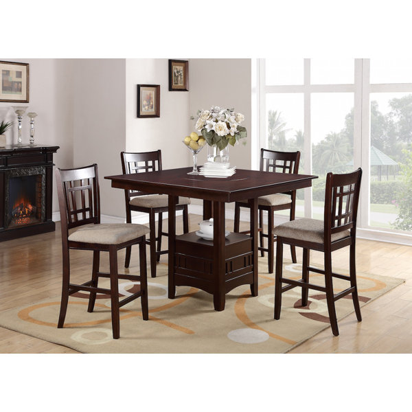 5 Piece Counter Height Dining Set By Infini Furnishings Great Reviews