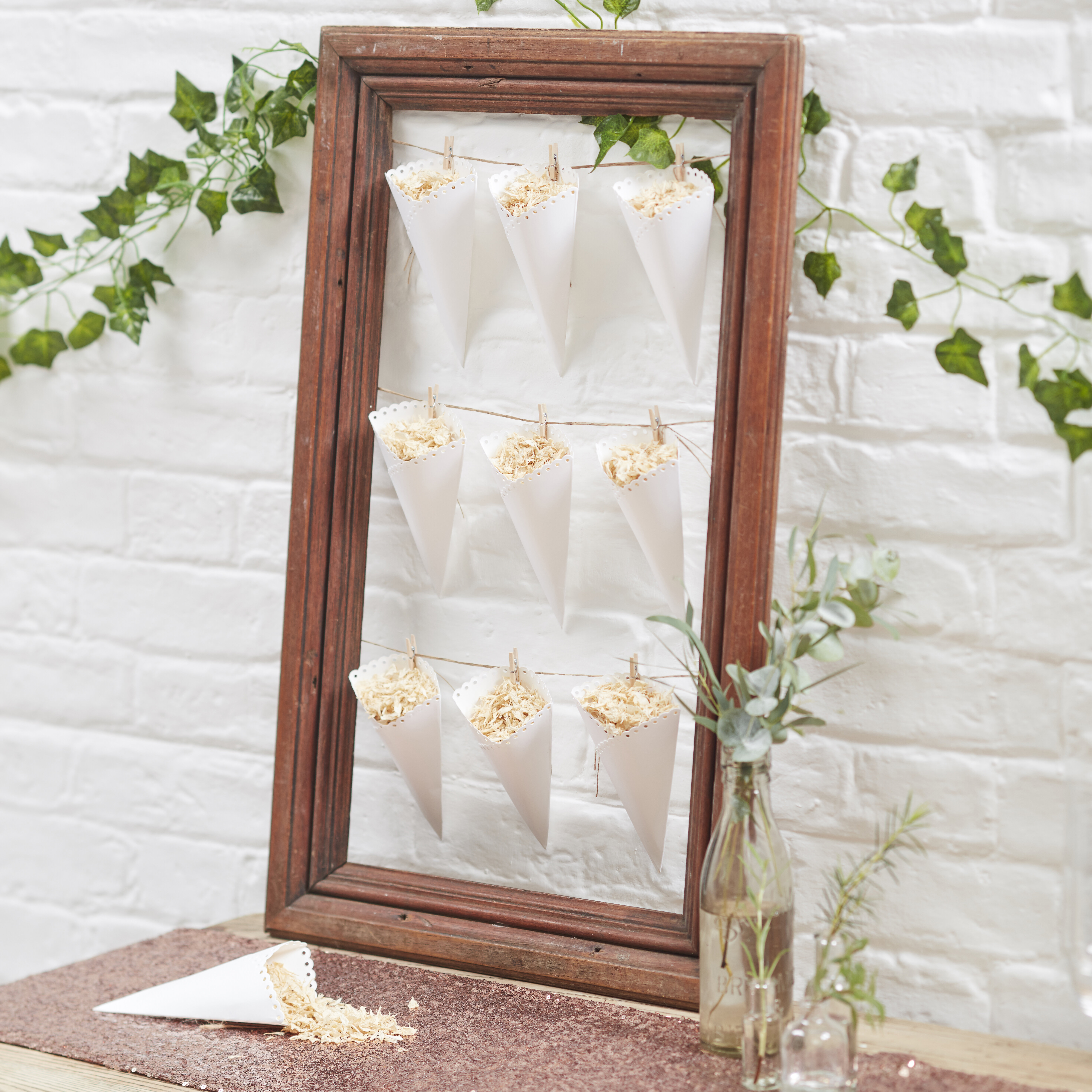 flower girl confetti basket