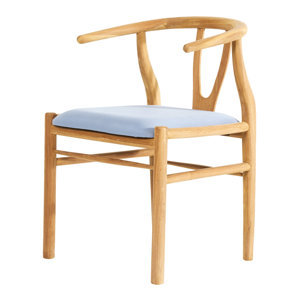 2-tlg. Esszimmerstuhl Loom aus Massivholz von Ti..