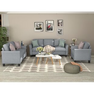 Eret 3 Piece Living Room Set by Red Barrel Studio®