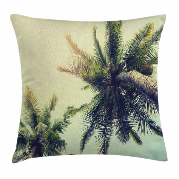 Handmade Birds Palm tree 100% Cotton Cushion Cover Various sizes