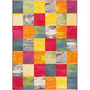 Eddie Red/Orange Area Rug