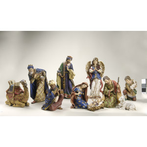 10 Piece Nativity Figurine Set