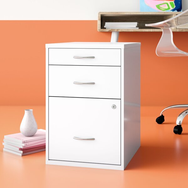 Medrano 3 Drawer Vertical Filing Cabinet By Hashtag Home