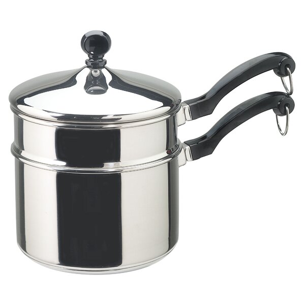 Classic 2 Qt. Double Boiler with Lid by Farberware