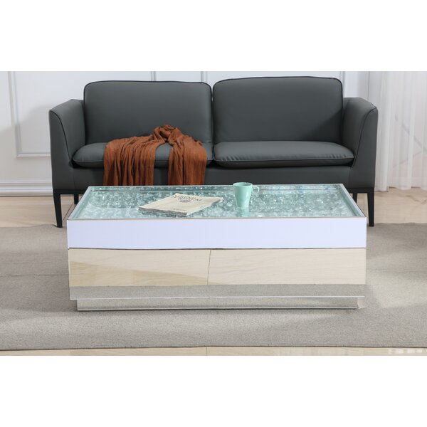 Guillermo Block Coffee Table By Rosdorf Park