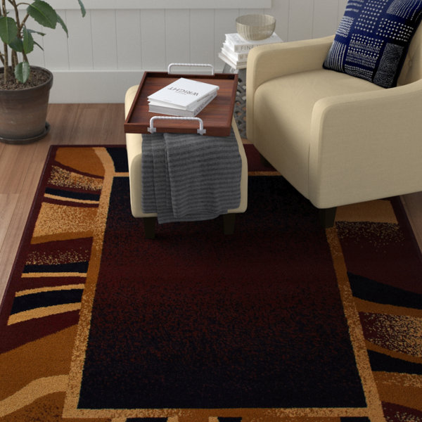 Bear Brown/Black Area Rug by Ebern Designs