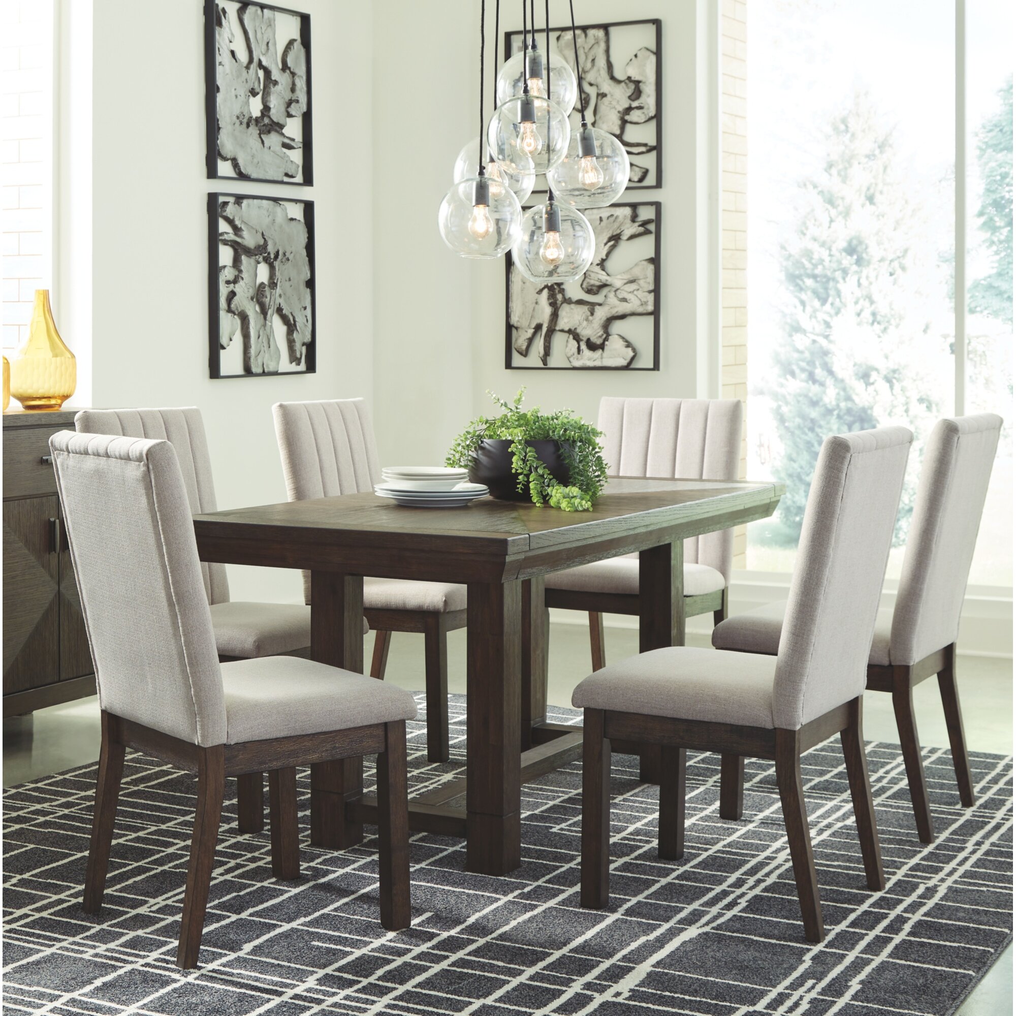 Vergas 7 - Piece Dining Set