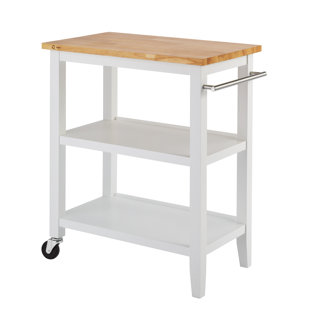 Kitchen Islands Carts Joss Main Raabe Kitchen Cart With Wood Top