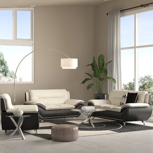 Jasmin Faux Leather Living Room Set by Orren Ellis