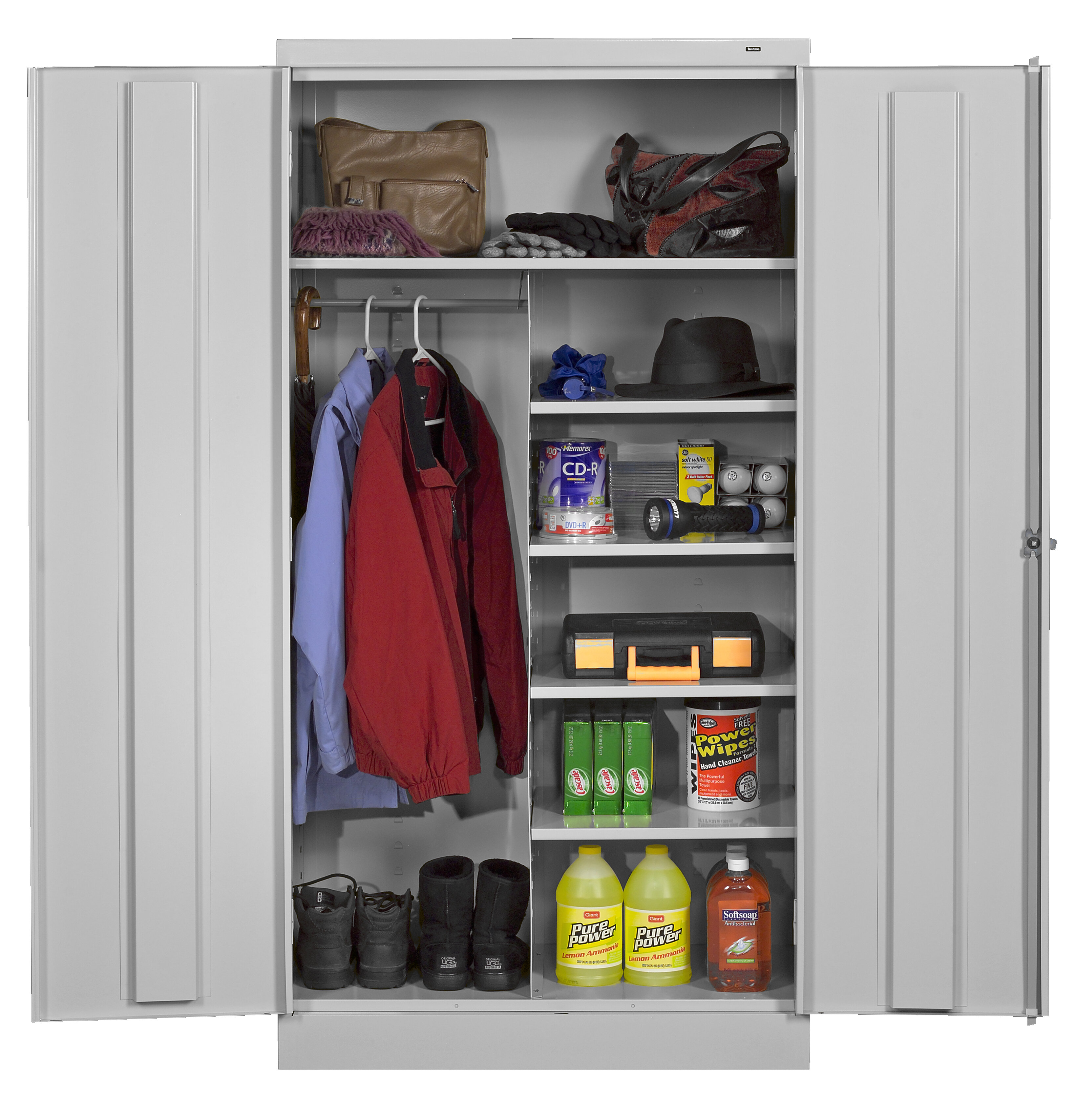 Tennsco Standard 72 H X 36 W X 18 D 2 Door Storage Cabinet