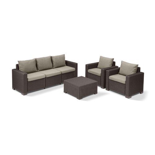 4 Sitzer Lounge Set Lexington Aus Polyrattan Mit Polster Garten Living Moebel Suchmaschine Ladendirekt De