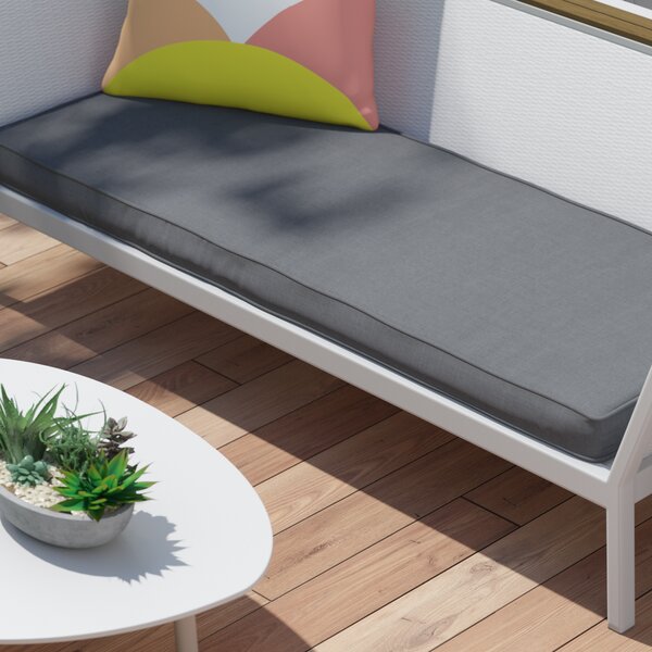 Telleman Indoor/Outdoor Sunbrella Bench Cushion by Latitude Run