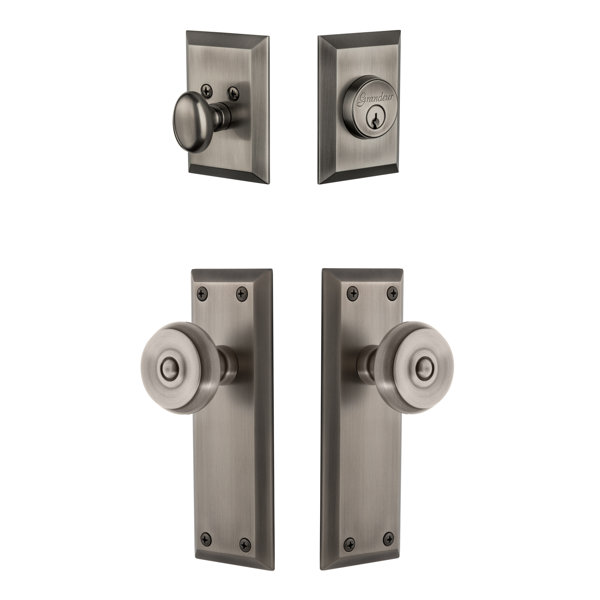 Fifth Avenue Single Cylinder Knob Combo Pack by Grandeur
