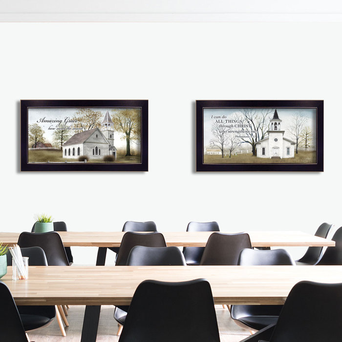 Trendy Decor 4u Amazing Grace 2 Piece Picture Frame Graphic Art